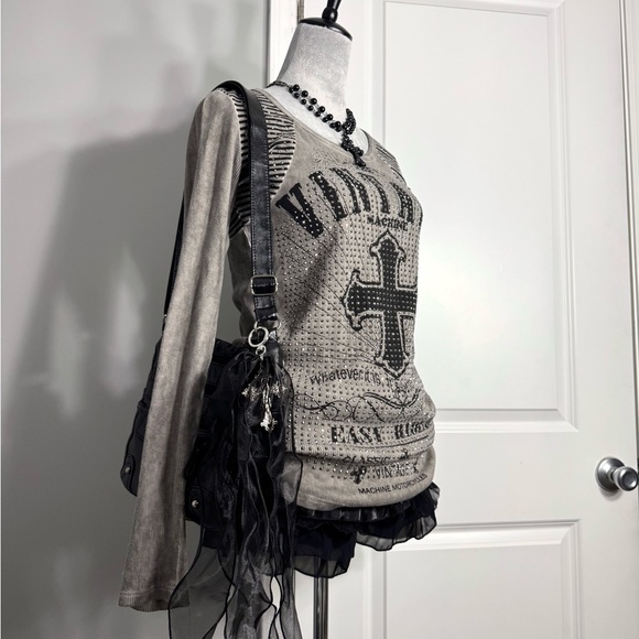 Vintage Rhinestone Top - Picture 7 of 14